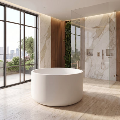 Baignoire profonde autoportante 41 po Modern