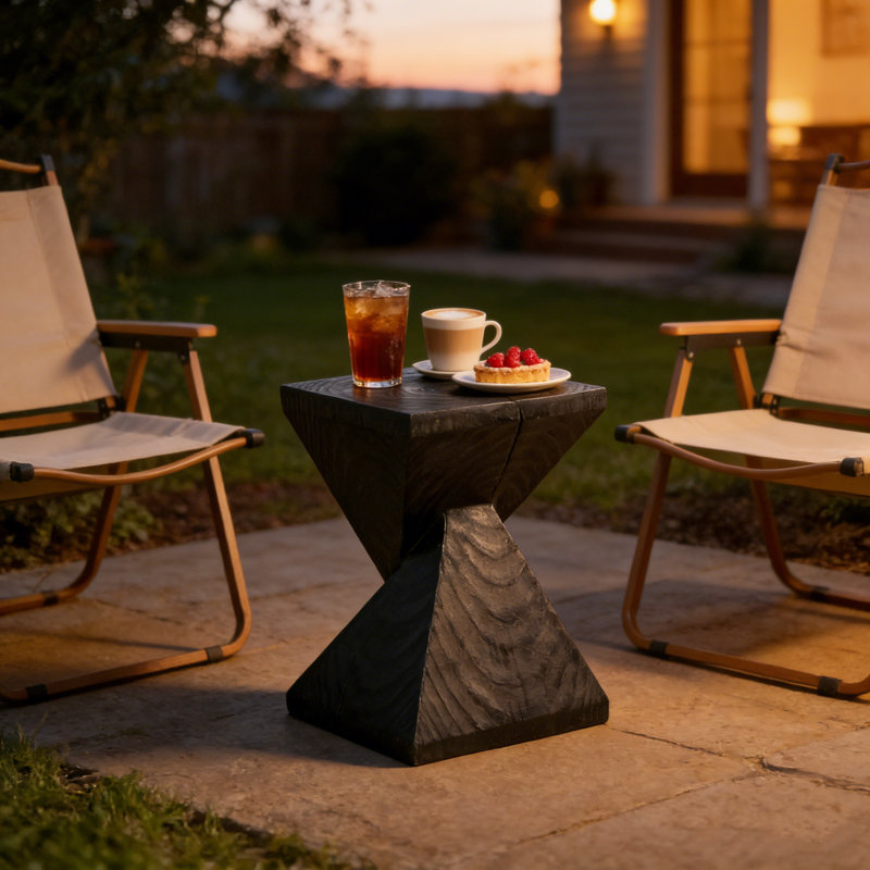 Table basse moderne, Noir