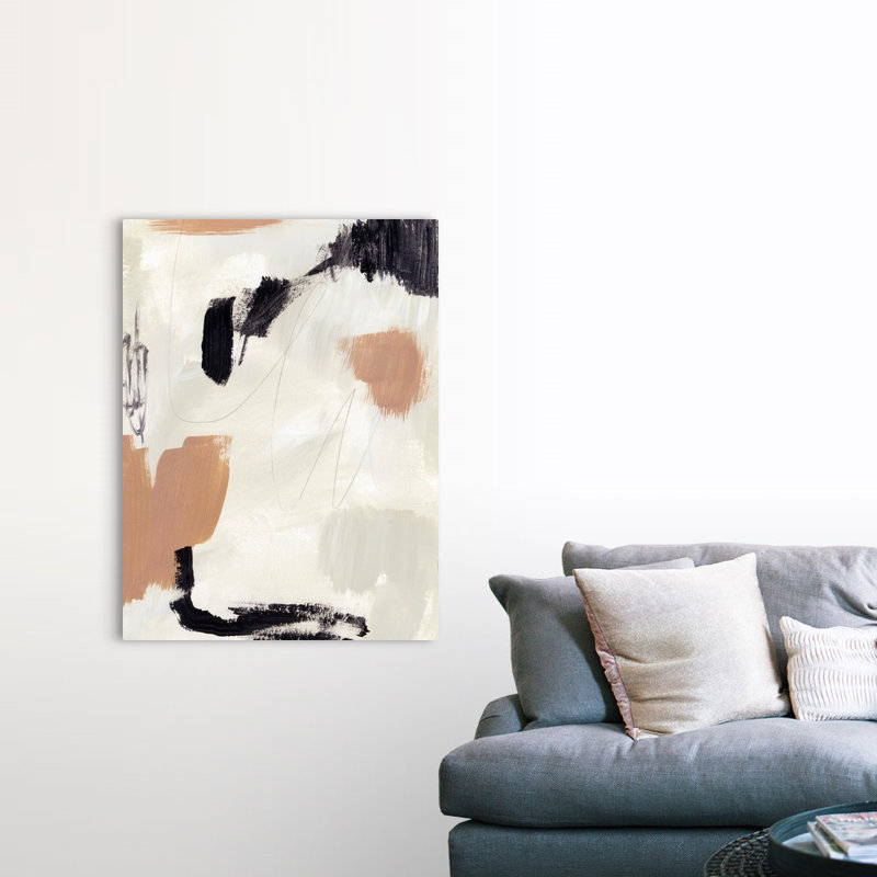 «Dialogue II» par Victoria Barnes - reproduction d'art sur toile, H 48 po x l 36 po x P 1,25 po, Toile tendue