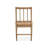 Trestle Dining Table With 2 Paper Cord Side Chairs Arm Bench And Buffet-1277854719