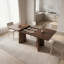Table de salle à manger extensible de 46,8 po à 62,4 po de largeur-2047587244
