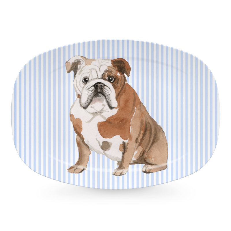 Best Friends English Bulldog Platter