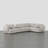 Aneika 156''W 5-Piece Curved Modular Oversized Sectional-102372766
