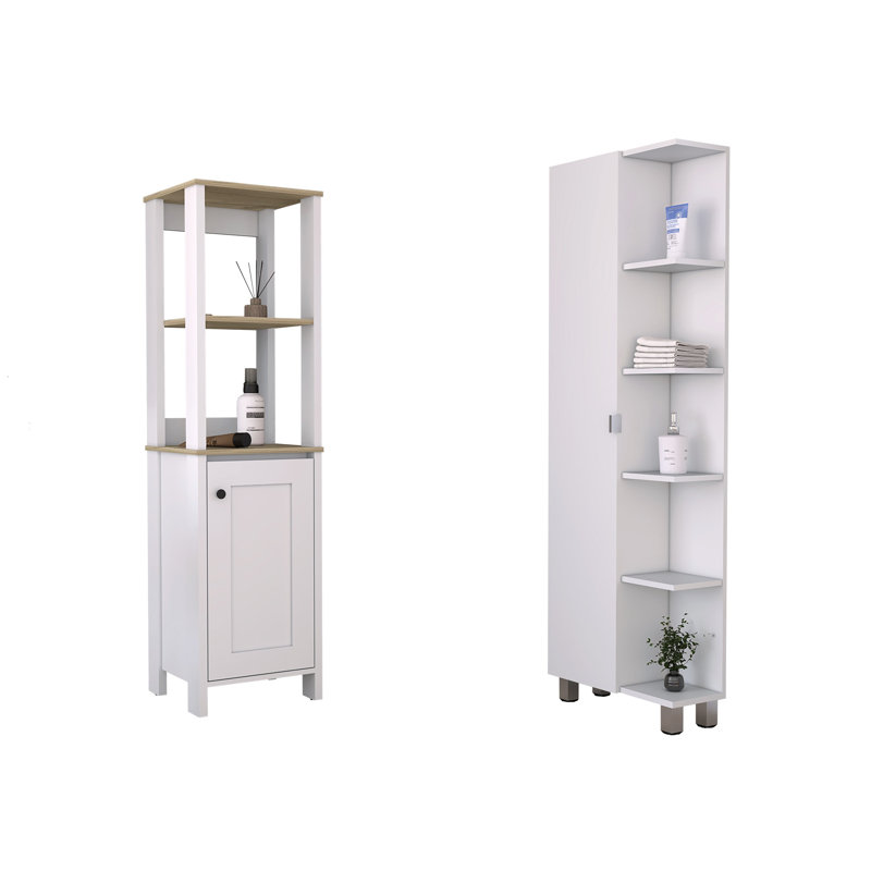 Aahna Wall Bathroom Storage Furniture Set
