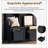 Elegant Free Standing Hall Tree Set of 2, Multifunctional 3-IN-1 Entryway Coat Rack with  Retro Handles, Seating Bench with Storage Drawers for Hallway, Living Room, , 31.4"W*70.8"H-1815946822