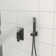 Ceiling Mounted Complete Shower System with Rough-in Valve with 12 Inches Rain Shower Head