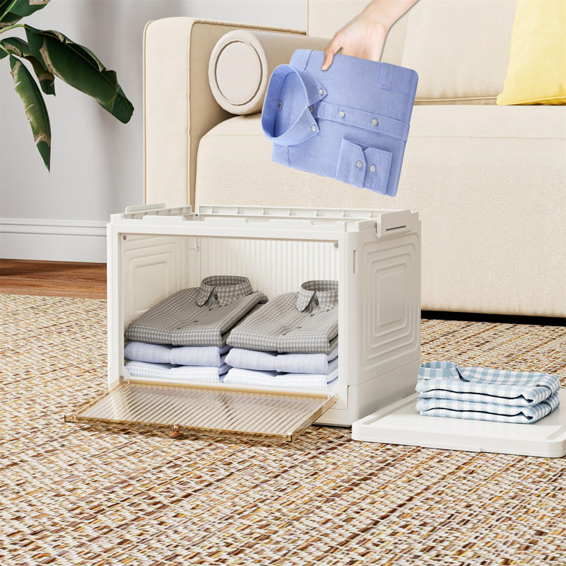 Ivy Bronx Polyethylene Plastic Storage Bag, White