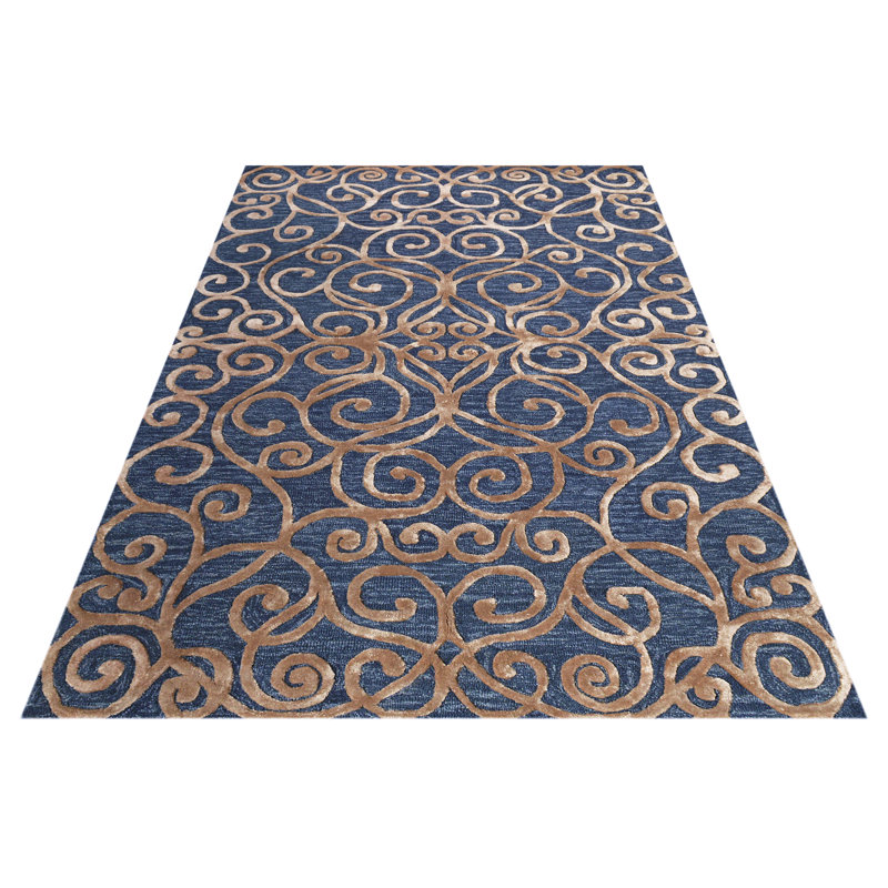 Monte Carlo Abstract Hand Woven Area Rug, Rectangle 122 x 183cm