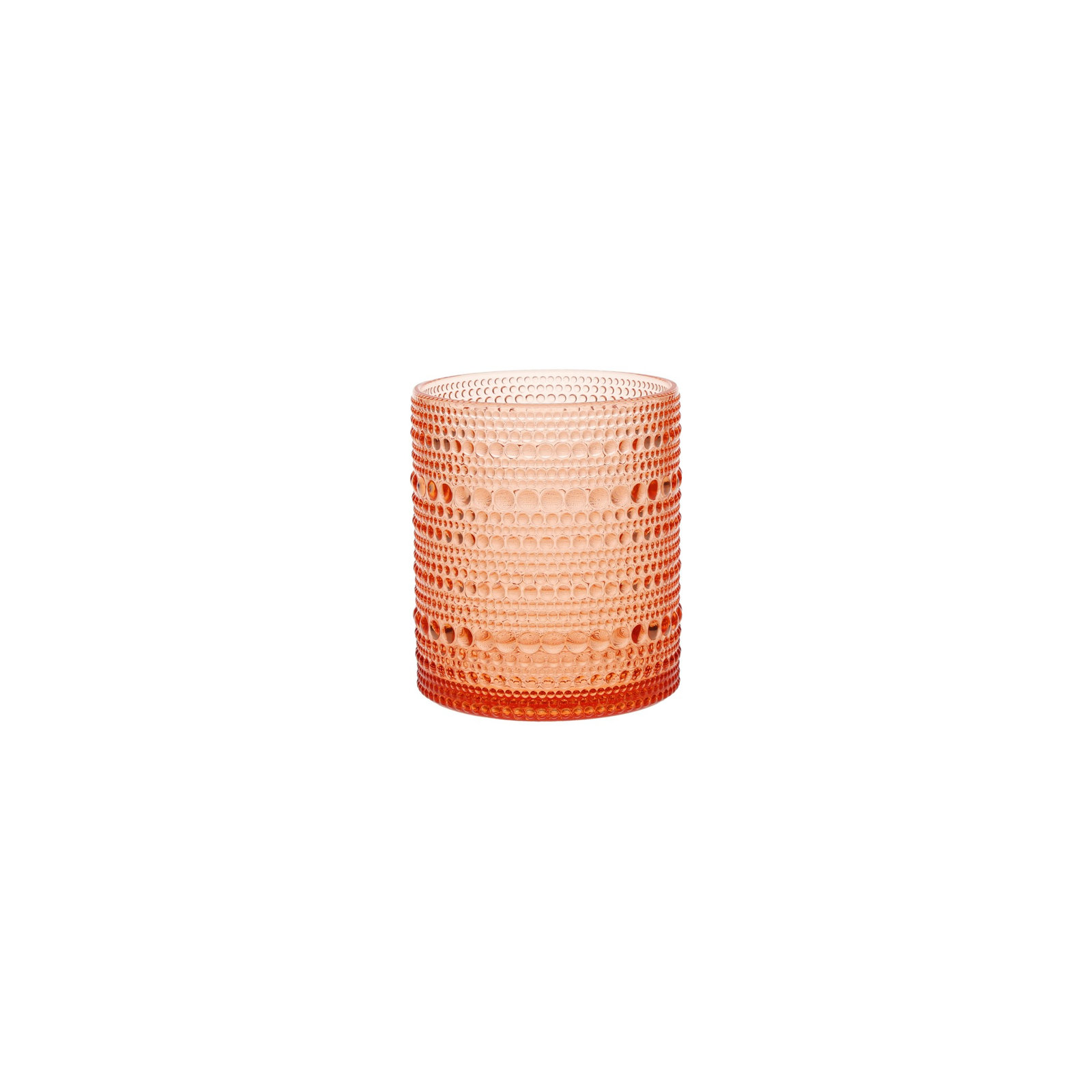Fortessa Orbetto Outdoor CoPolyester, Double Old Fashioned (Set of 4), 10.5, Coral Blush