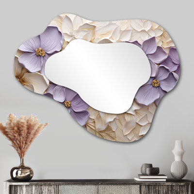 Victorita, mauve et blanc, minimalisme, violettes