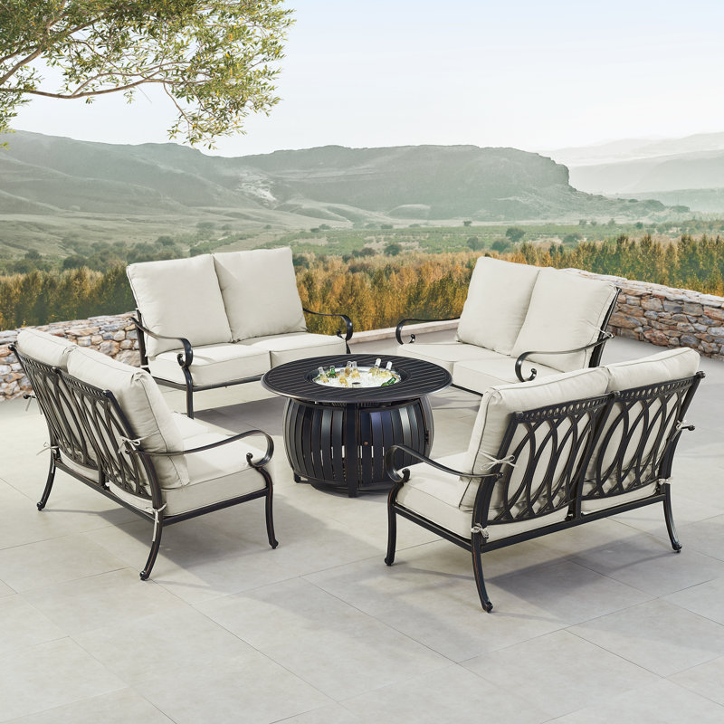 Italy Outdoor 5 - Piece Conversation Set