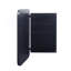Armoire à pharmacie encastrée en métal noir 20 po x 30 po avec miroir et tablettes réglables-122950580