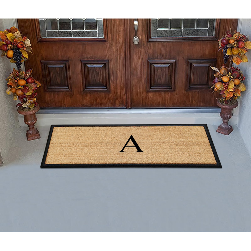 Tapis de porte double antidérapant Albertina, A