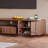 Modern Nut-Brown Solid Wood TV Stands-788152493