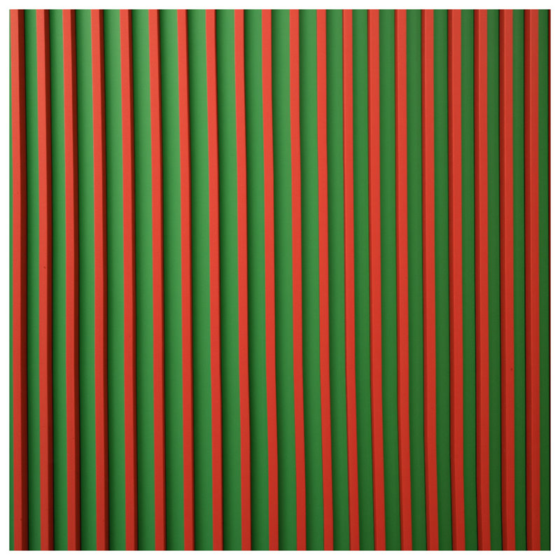 Green Red Vertical Stripes Comforter, Twin Extra Long