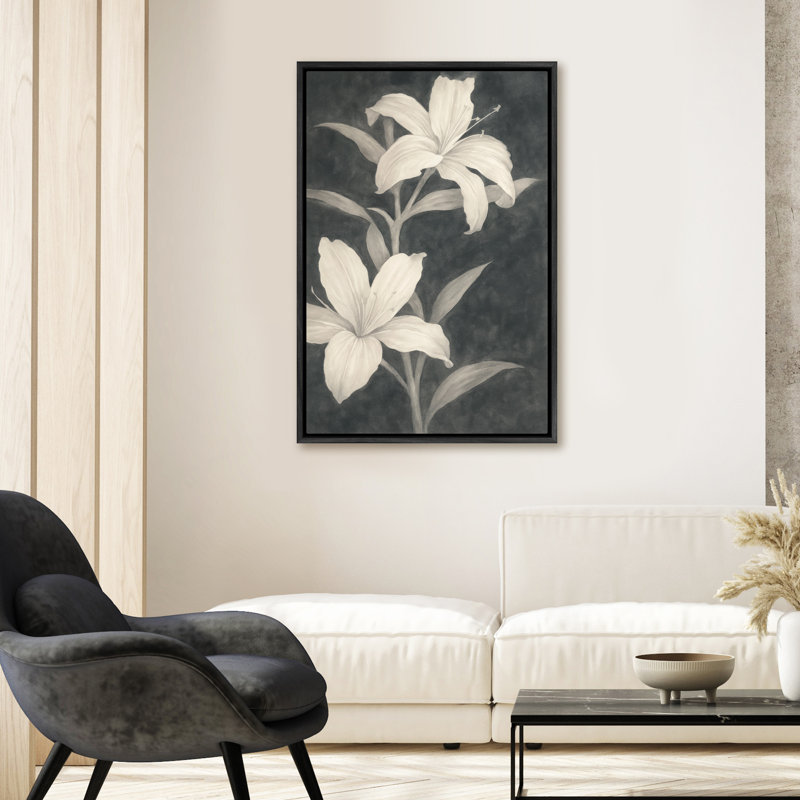 Art mural encadré, rétro, antique, classique pour chambre à coucher , H 24 po x l 16 po, Noir, noir, noir, noir