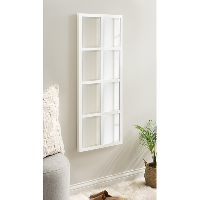 Miroir mural Lamel, Blanc