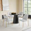 Chaise de salle à manger Angelick avec structure en métal-223873009-223873011
