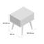 Muir 50.2cm W Particle Board / Chipboard Bedside Table-1620718604