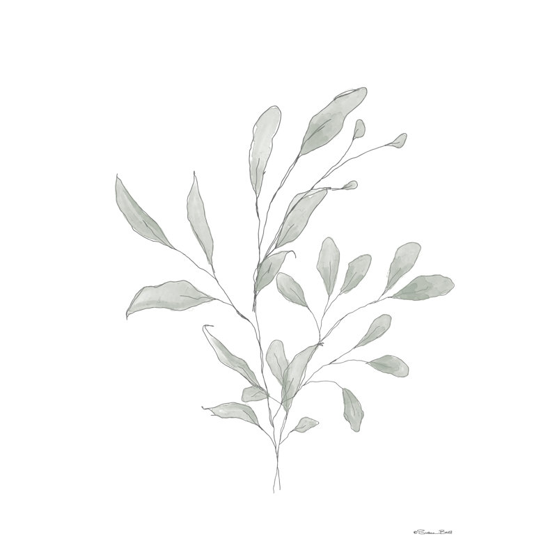 Simple Leaves 1 par Susan Ball, H 18 po x l 12 po