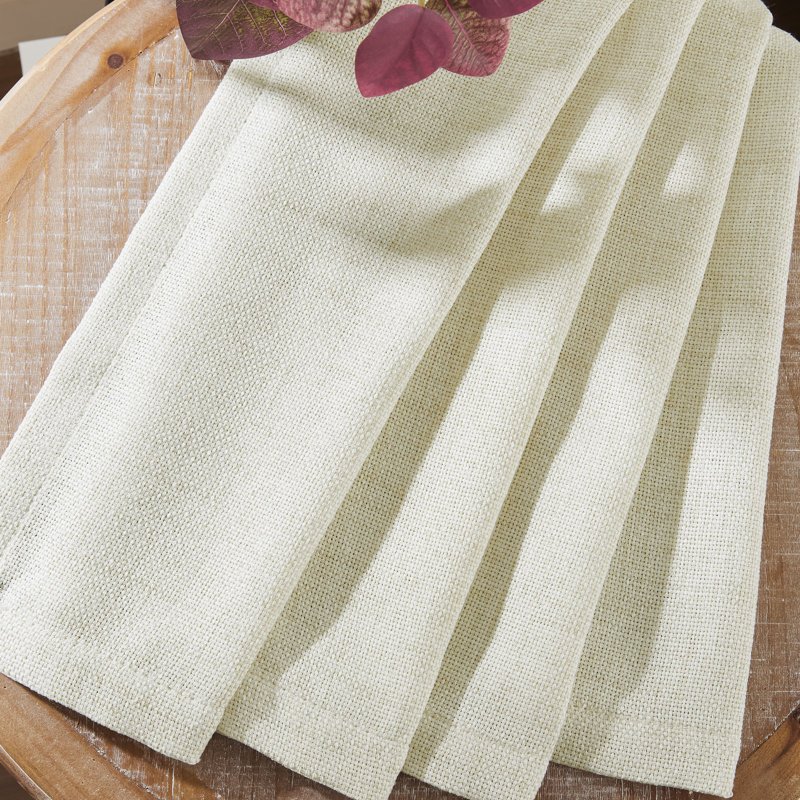 Paire de rideaux semi-transparents Draycott, Beige, L 52 po x L 84 po