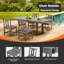 Lyles 4 - Person Patio Dining Set with Rectangular Table