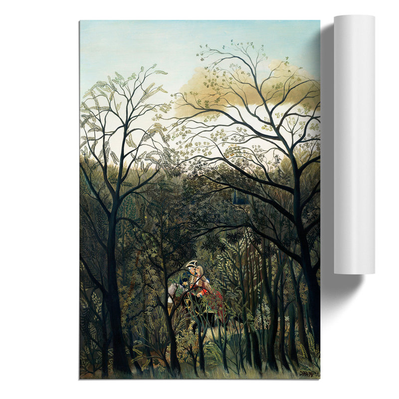 Rendezvous In The Forest - No Frame Print, 59cm H x 42cm W x 0.1cm D