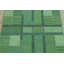 Vintage Wool Geometric Area Rug in Green
