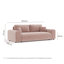 Three-seater square arm sofa-1088418874