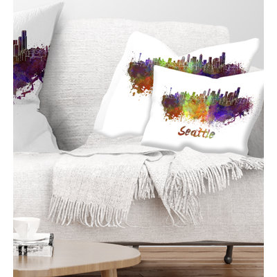 Coussin Seattle - Skyline - Cityscape
