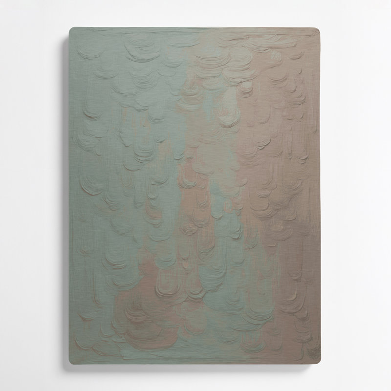 Abstrait couleur champ 24, art mural gris en métal, H 12 po x l 18 po