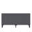 Adams Modern Anthracite Console Table, 59.1 x 29.5 x 12.6 inches | 100% Melamine Coated Particle Board, Thickness: 0.7 inches | Features Multiple Shelves, Wall-Mountable Design | Stylish & Functional for Living Room & Entryway-120473429