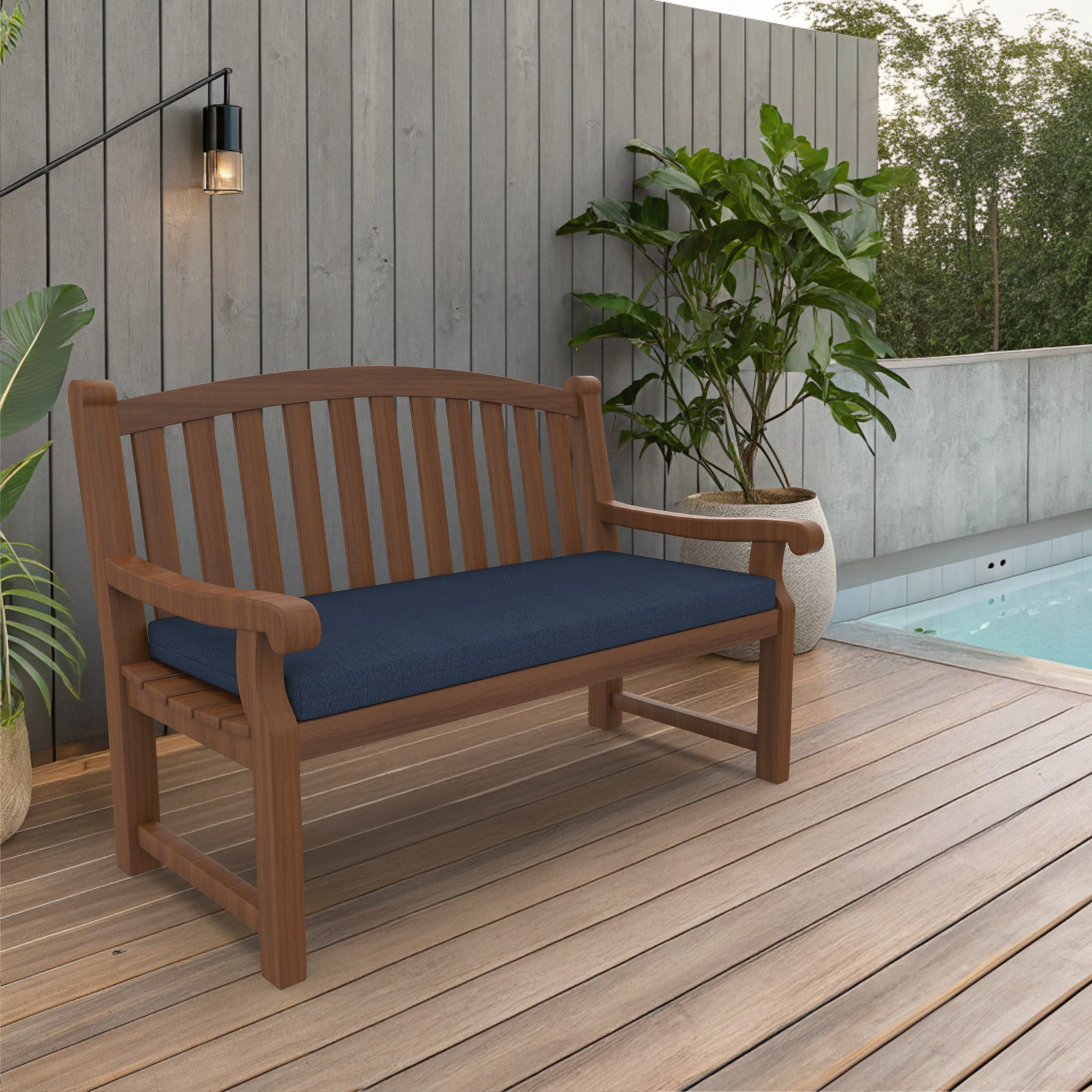 Outdoor Sunbrella® Cushion, Spectrum Indigo Sunbrella®
