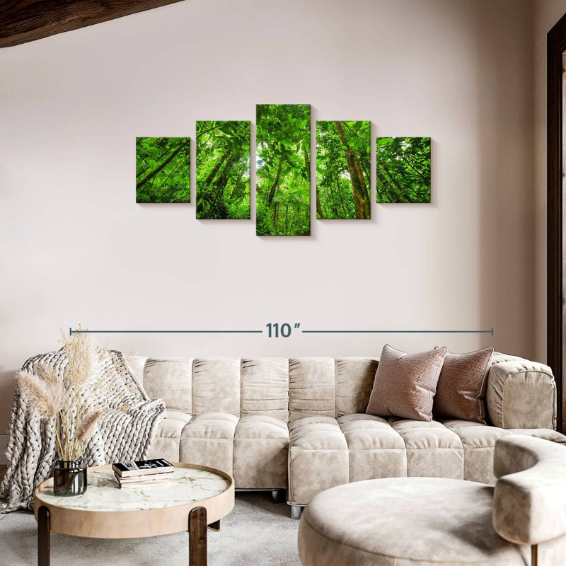 Basse-Terre Jungle, 34" H x 74" W