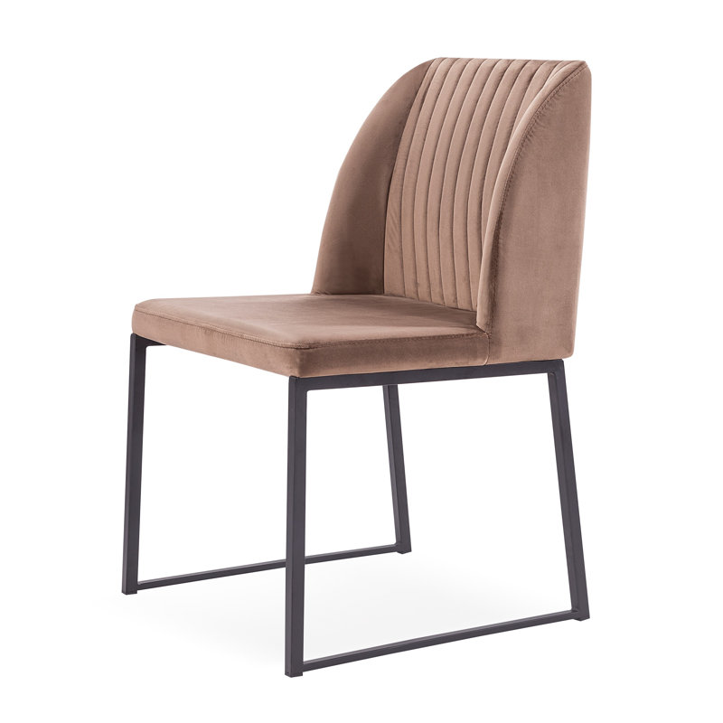 Chaise d'appoint Daphne, Taupe / Noir