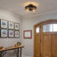 Plafonnier semi-encastré 2 lumières Modern Farmhouse