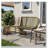OUTDOOR PATIO WICKER LOVE SEAT-799755643