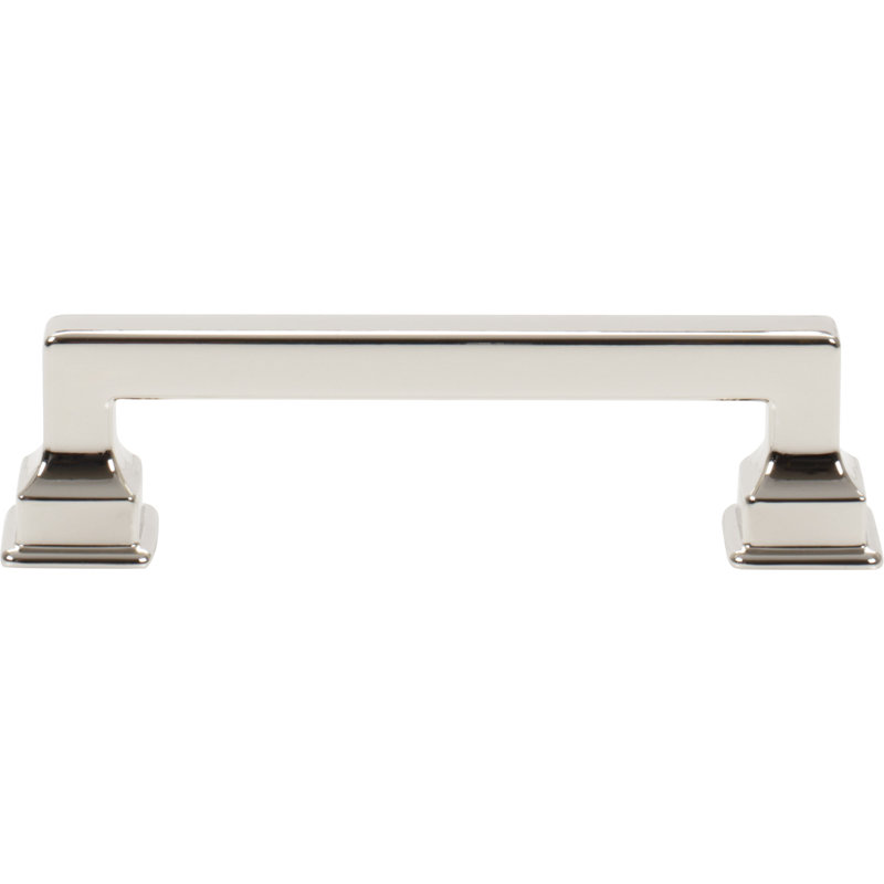 Erika 3 3/4" Center to Center Bar Pull, Polished Nickel