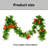 90'' in. Faux Garland