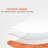 One Piece Elongated Toilet, Large Size Siphonic Dual Flush 1.1/1.6 GPF, Floor-Discharge Compact Water-Saving Toilet, Glossy White