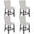 Ebian Upholstered Counter Stool with Solid Wood Frame-801863578