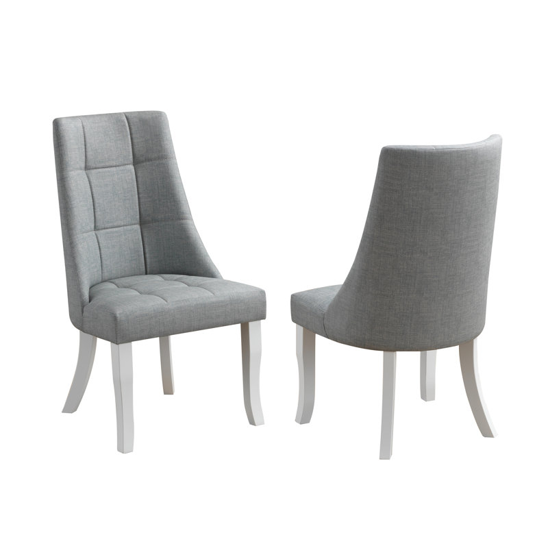 Ensemble de 2 chaises d'appoint Jabali Upholstery Kitchen, Bleu