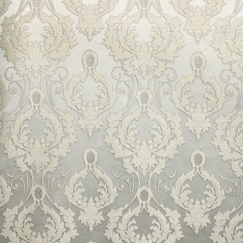 Damask Jacquard | Stasia Fabric, Ivory