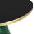 30" Round Coffee Table Glass/Sintered Stone Top With Brushed Gold Rim And Tempered Glass Base-109375775