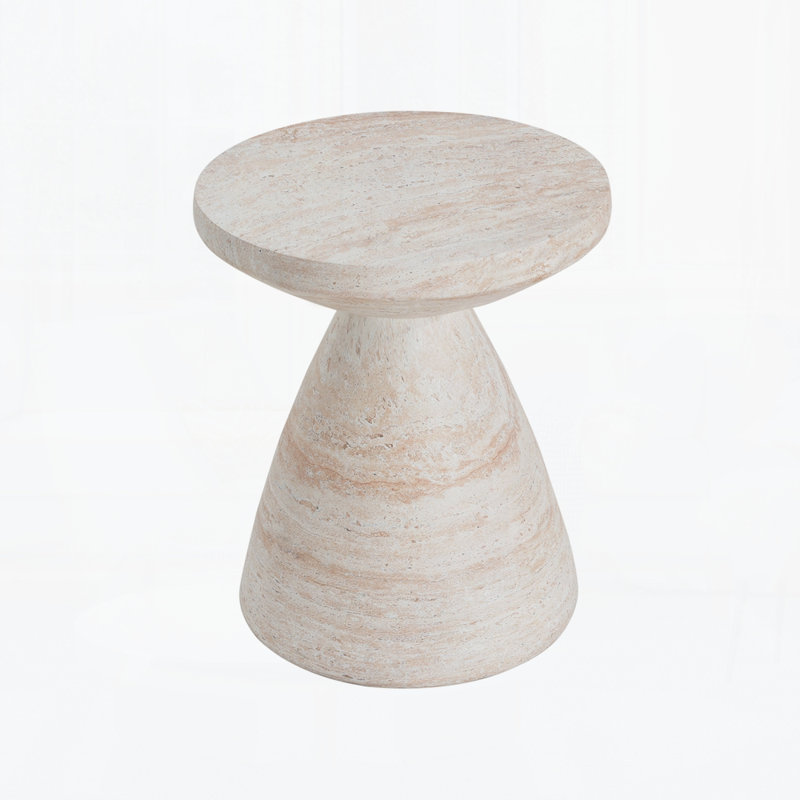 Outdoor/Indoor Lightweight Concrete Side Table