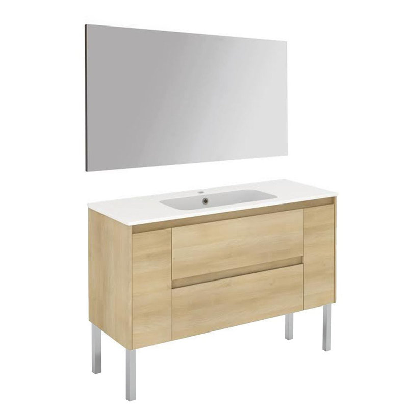 Ambra 47.4'' W Single Vanity, Nordic Oak