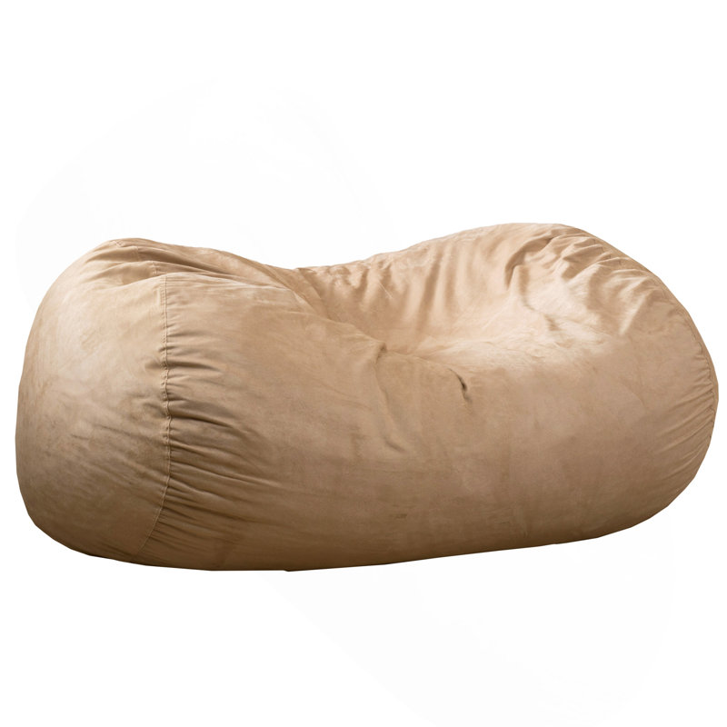 Fauteuil à billes cylindrique en suède de 6,5 pi Marlin, Toscane