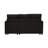 Kevon Charcoal L-Shaped Sectional Sofa With Sleeper