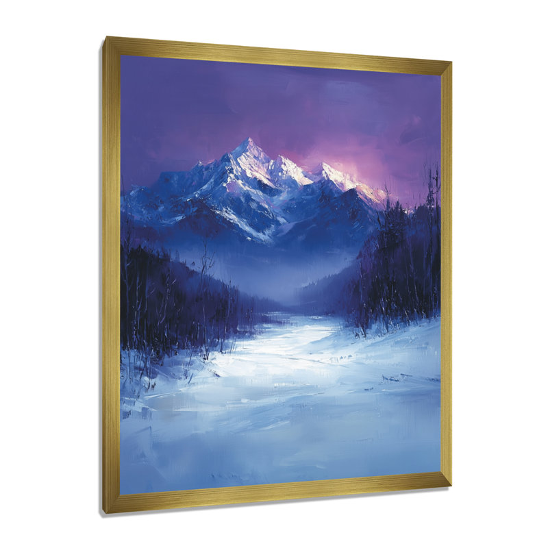 Gioanni - paysages, impressions sur toile, Impression d'un seul cadre photo, H 40 po x l 30 po, Doré