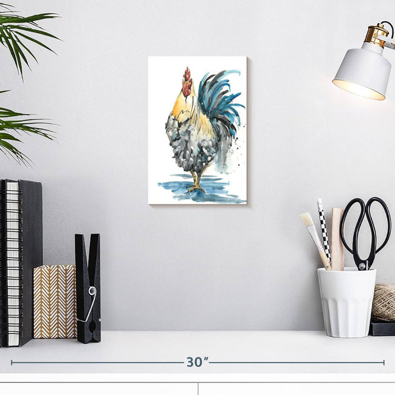 Brampt Rooster Splash II, H 12 po x l 8 po